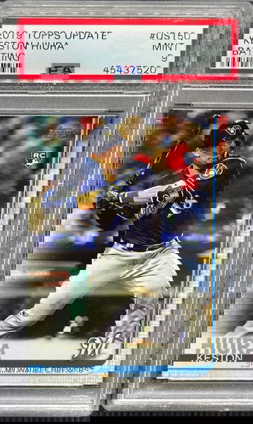 2019 Topps Update Keston Hiura PSA 9