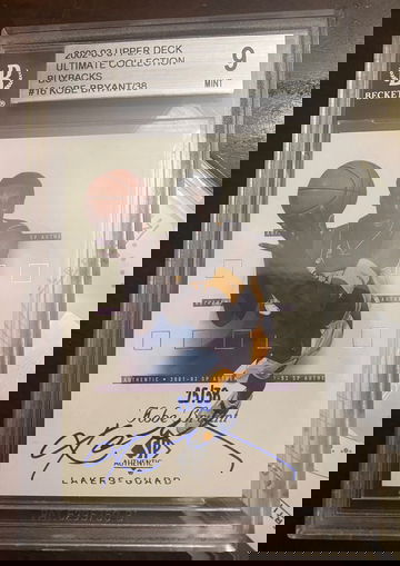 2002-03 Upper Deck Ultimate Collection Buybacks Kobe Bryant Auto /38