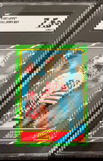 1986 Topps Jerry Rice SGC 7.5