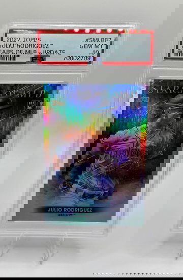2022 Topps Update Julio Rodriguez RC PSA 10 Stars of the MLB