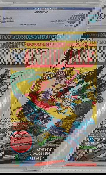 Inhumans #1 CBCS 9.8  From PA. Dutch collection