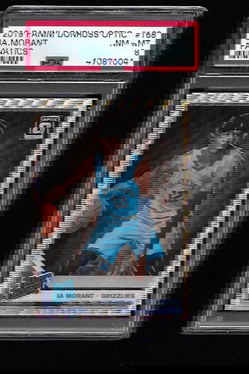 2019 Donruss Optic Fanatics JA Morant PSA 8