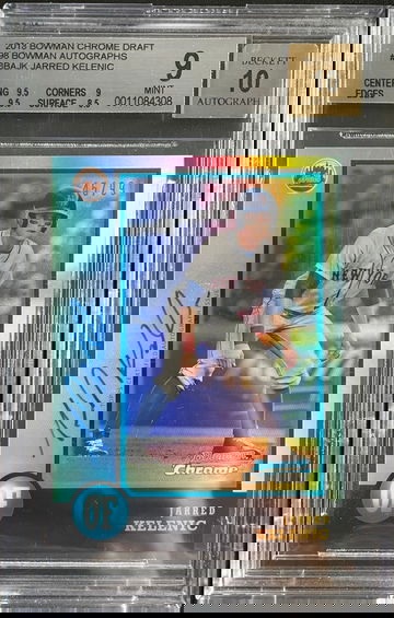 2018 Bowman Chrome Jarred Kelenic 1998 20th Anniversary auto autograph /99 BGS 9