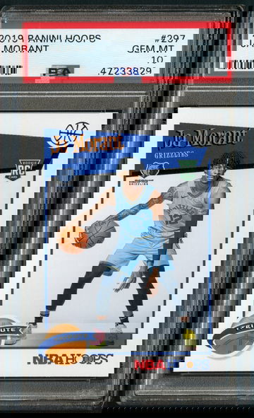 2019 NBA HOOPS JA MORANT PSA 10