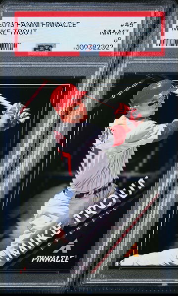 2013 Panini Pinnacle Mike Trout #45 Baseball Los Angeles Angels PSA 8 NM-MT