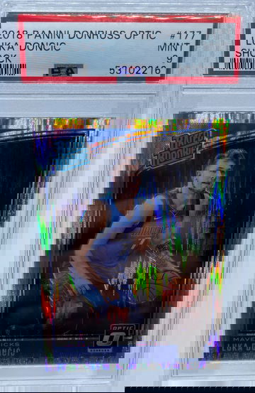 2018 Panini Donruss Optic Luka Doncic SHOCK #177 PSA 9 MINT