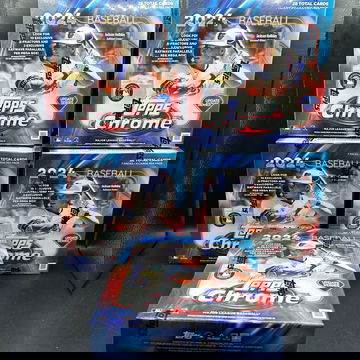 2024 Topps Chrome Baseball Update Series Mega Box SEALED LOT OF 5 Monster Boxes