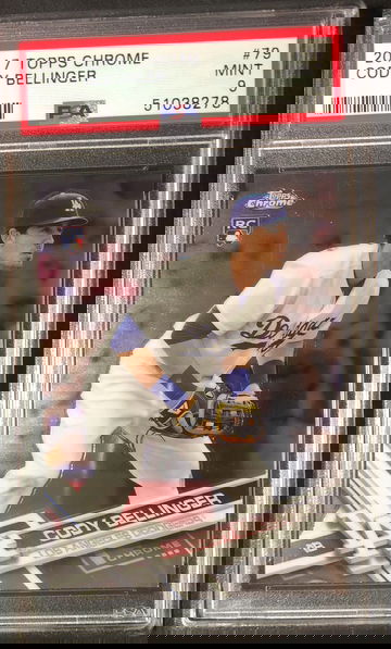 2017 Topps Chrome Cody Bellinger PSA 9 Mint