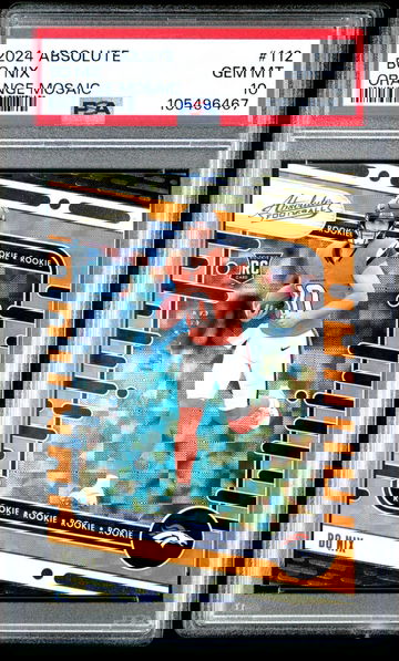 2024 Absolute Bo Nix Orange Mosaic /299 PSA 10 Panini