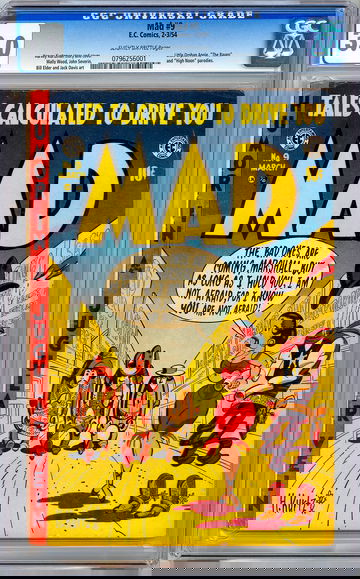 MAD #9 CGC 3.0 *WALLY WOOD & HARVEY KURTZMAN* GOLDEN AGE PRE-CCA CENSURE EC 1954