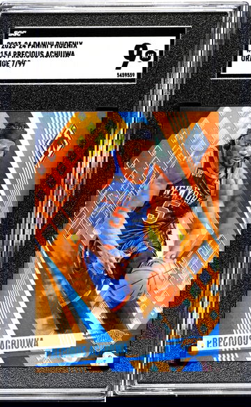 2023-24 Panini Phoenix #154 Precious Achiuwa Orange /99 SGC 9