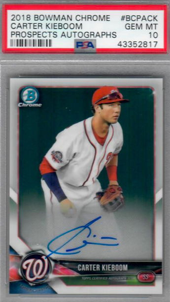 Carter Kieboom Bowman Chrome Base Auto
