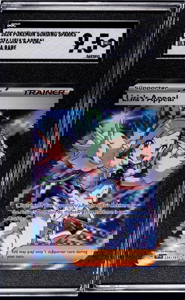 2024 Pokemon Surging Sparks Ultra Rare Lisia's Appeal #234 Full Art SGC 9.5