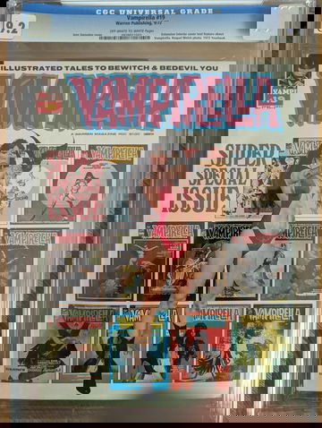 1972 Vampirella Yearbook Warren Magazine #22 CGC Graded 9.2 Raquel Welch Photo