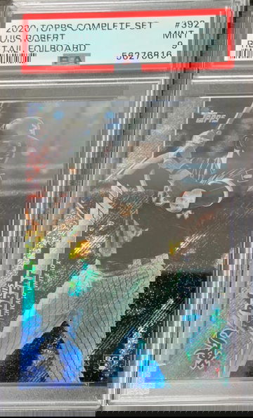 2020 Topps foil board Luis Robert /264 PSA9