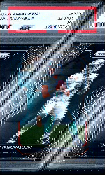 2020 Panini Prizm  #339 Tagovailoa Rookie RC PSA 10 Gem Mint Miami Dolphins