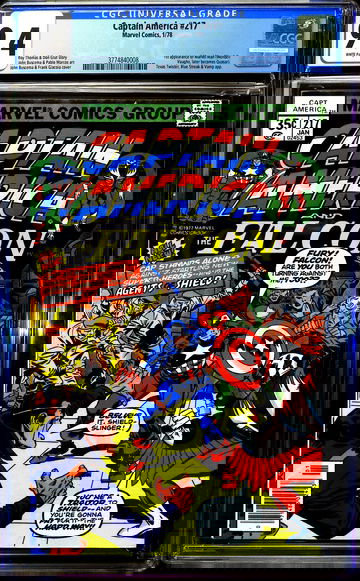 Captain America #217 🔥 1st appearance Quasar (Marvel Man) 🔥 CGC 9.4 News - WP