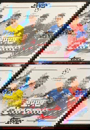 (2) 2020-21 TOPPS CHROME UCL BLASTERS