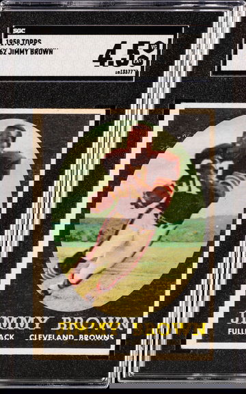 1958 Topps Jimmy Brown SGC 4.5