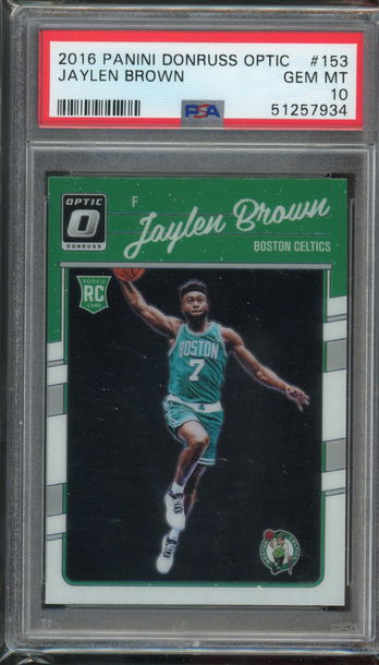 2016 Optic Jaylen Brown PSA 10 