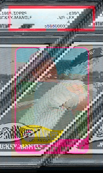 1965 Topps Mickey Mantle #350 PSA 4