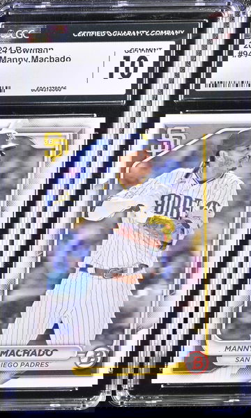 2024 BOWMAN MANNY MACHADO #94 CGC 10