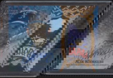 2022 Topps Dynasty Alex Rodriguez