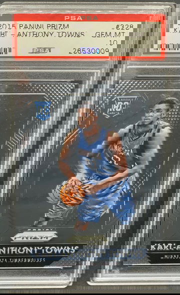 Karl-Anthony Towns 2015 Panini Prizm PSA 10 Rookie 