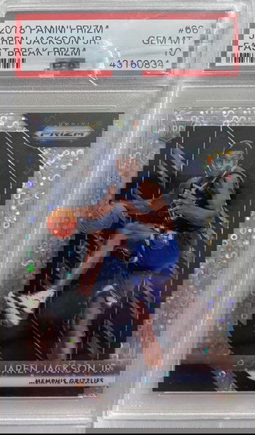 2018 Panini Prizm Jaren Jackson Jr Fast Break PSA 10 GEM MINT
