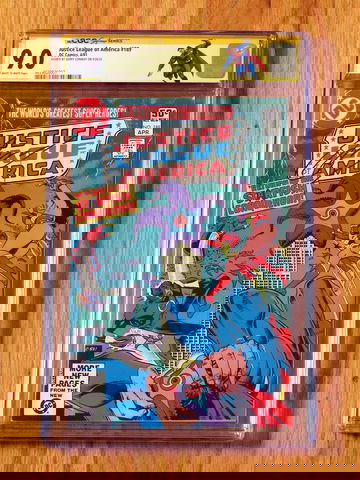  JUSTICE LEAGUE OF AMERICA #189 CGC SS 9.0 Signature Series Gerry Conway POP 5