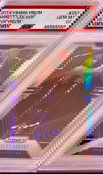 2019 Jarrett Culver Silver Prizm PSA 10