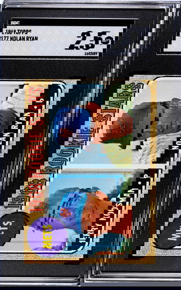 1968 Topps #177 Nolan Ryan Jerry Koosman SGC 2.5 HOF