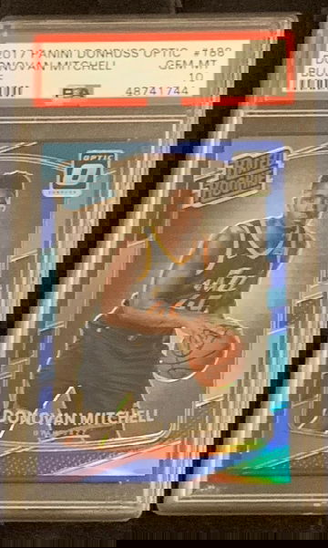 Donovan Mitchell 2017 Optic Blue #/49 PSA 10 (pop 6)