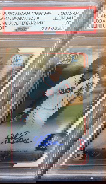 Andrew Benintendi auto PSA 10