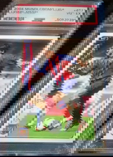 2004 Mundi Cromo Lionel Messi RC PSA 4