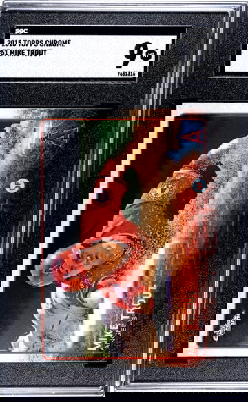 2015 Topps Chrome #51 Mike Trout SGC 9