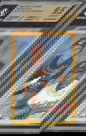 1998 Topps Chrome David Ortiz Refractor RC pop 7