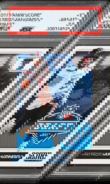 2017 Panini Score NFL Draft Patrick Mahomes II #2 PSA 8.5