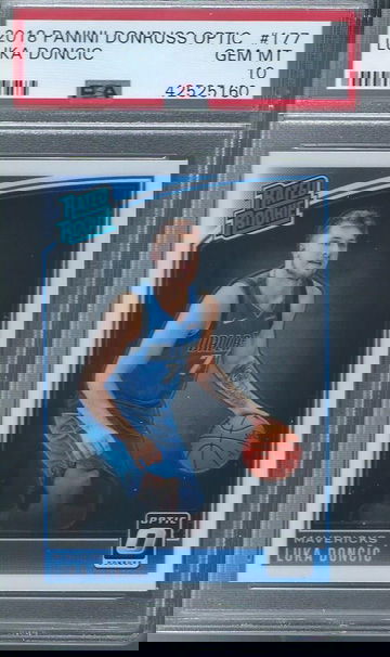 2018 DONRUSS OPTIC LUKA DONCIC RATED ROOKIE #177 PSA 10