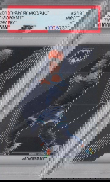 2019 Mosaic Ja Morant Throwing PSA 9