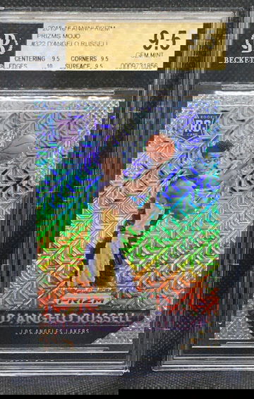 2015-16 D’Angelo Russell Panini Prizm Mojo Rookie /25 BGS True Gem Plus