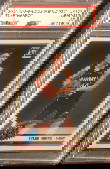 2019 Panini Donruss Optic Tyler Herro PSA 10
