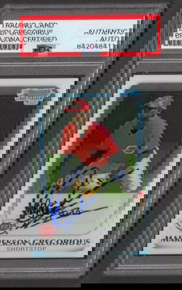 Didi Gregorius Signed Autographed 2011 Bowman Chrome #209 RC PSA DNA COA