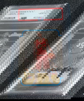 2003 Bowman R & S LeBron James 123 PSA 10