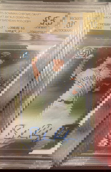 2015 Bowman Chrome Draft Brendan Rodgers Auto 