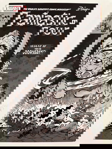 Fantastic Four #1 (2025) Pastrovicchio B&W 1:100 Disney What If Variant NM