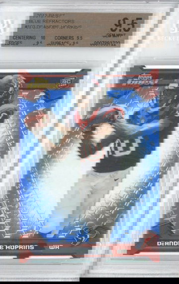 2013 Topps Finest DeAndre Hopkins Blue Refractor #/99 RC Rookie BGS 9.5 True Gem+