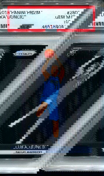 Luka Doncic 2018-19 Panini Prizm #280 Rookie Card PSA 10