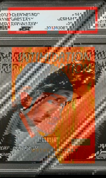 2012 Fleer Retro Intimidation Nation Wayne Gretzky #14 PSA 10