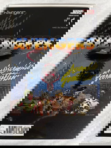 Avengers #1 (2017) Acuña “Move Somethin’” Hip-Hop Variant Signed by Mark Waid | NM